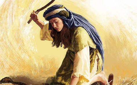 5 historias bíblicas inusuales pero que tienen mucho que enseñarnos Ruth Bible, Ruth And Naomi, Threshing Floor, Bible Cards, Biblical Artwork, Jesus Artwork, Bible Images, Bible Illustrations, Bible Women