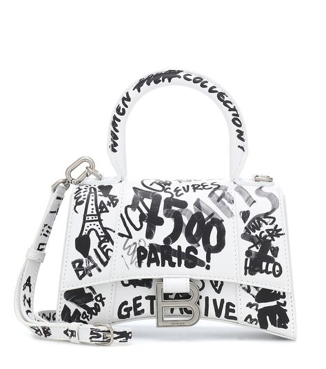 Balenciaga Graffiti Bag, Balenciaga Bag Mini, Tas Louis Vuitton, Graffiti Bag, Printed Leather Bag, Balenciaga Handbags, Popular Handbags, Mini Handbag, Luxury Purses