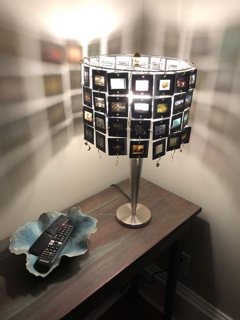 Polaroid Lamp Shade, Photo Lampshade, Lamp Made With Book Pages, Book Page Lampshade, Graffiti Lampshade, Spain House, Photo Lamp, Upcycled Art, Fashion Graphic Design