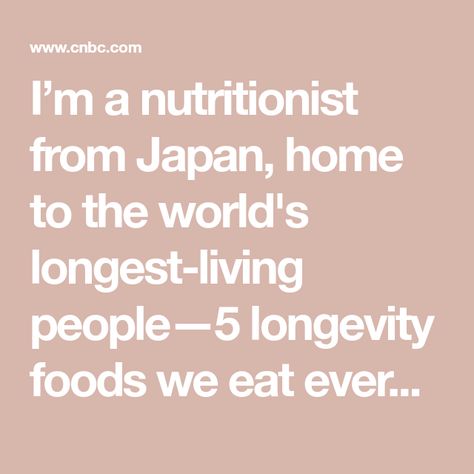 I’m a nutritionist from Japan, home to the world's longest-living people—5 longevity foods we eat every day Longevity Foods, Garlic Carrots, Longevity Recipes, Lower Triglycerides, Japanese Diet, Japanese Sweet Potato, Japan Home, Cold Prevention, Super Foods