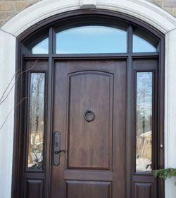 42 Inch Front Door, Arched Entry Doors, Front Door Wood, Arched Entry, Fiberglass Front Door, Front Door Entryway, Main Entrance Door, Outdoor Kitchen Decor, Doors And Floors