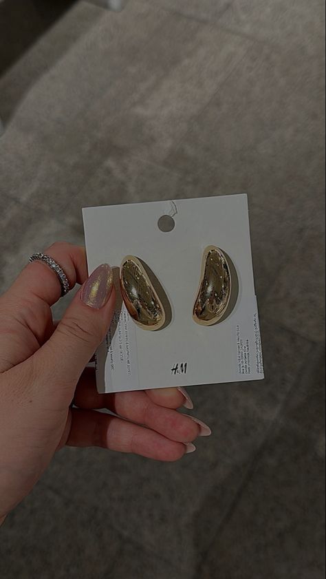 #h&m #earrings #botegavenetta #gold H&m, Gold