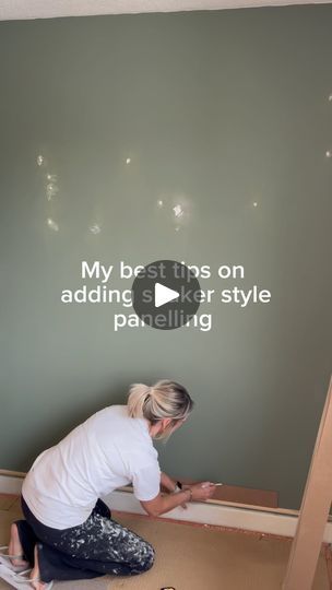 17K views · 2.4K reactions | Shaker style panelling…

I’ve added this kind of panelling a few times now and this is definitely the way I have found the easiest. 

1.  Drawing the panelling on the wall is to use as a guide and to make sure you’ve measured everything correctly. 

2.  Make sure your first panelling along the bottom is bang on straight. If not it could set all of the rest of the panelling out. 

3.  I find by placing the vertical panels on the wall with frog tape gives me the peace of mind that if the top horizontal panelling isn’t straight I can still then amend the vertical panels.

Will you be DIYing this weekend? 

All pre-cut mdf I bought from my local wood merchants @arbortimber. This mdf is 6mms thick and 8cms wide. 

Don’t forget to follow along @jillyshumblehome for m Panelling Measurements, Shaker Panelling Wall, Vertical Wall Paneling, Horizontal Panelling, Panelled Walls, Styling Hacks, Wall Paneling Diy, Board And Batten Wall, Build A Wall