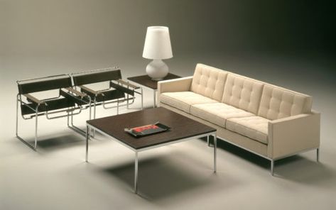 3713 M Couch Lounge Sofa, Marcel Breuer Wassily Chair, Knoll Coffee Table, Florence Knoll Sofa, Knoll Sofa, Knoll Furniture, Clinic Interior, Wassily Chair, Chair Couch