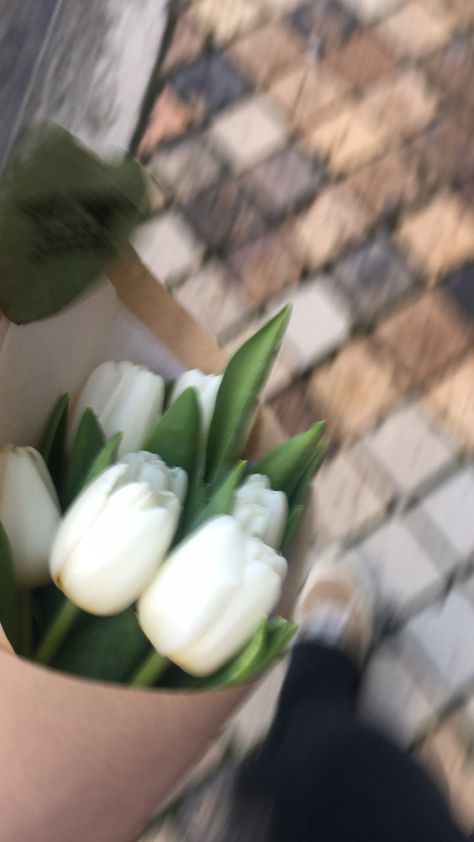 France Flowers, French Bouquet, White Tulips, White French, Paris France, Art Wallpaper, Tulips, Instagram Profile, Paris