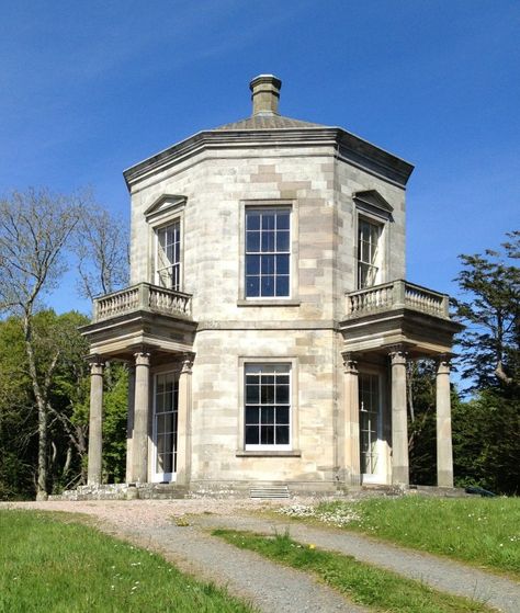 Mount Stewart, Wind Beneath My Wings, James Stuart, Small Castles, Unusual Buildings, Gate House, English Country House, Round House, Garden Buildings