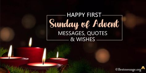 Sunday of Advent 1st Sunday Of Advent Quotes, Advent Messages, Happy Advent, Advent Sunday, Christian Festival, Advent Readings, First Sunday Of Advent, Sunday Wishes, First Sunday