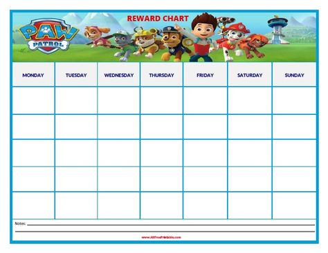 Paw Patrol Reward Chart Paw Patrol Learning Board, Paw Patrol Potty Chart Free Printable, Paw Patrol Potty Training Chart, Reward Sticker Chart Free Printable, Paw Patrol Activities, Free Printable Paw Patrol, Toddler Sticker Chart, Sticker Chart Printable, Printable Paw Patrol