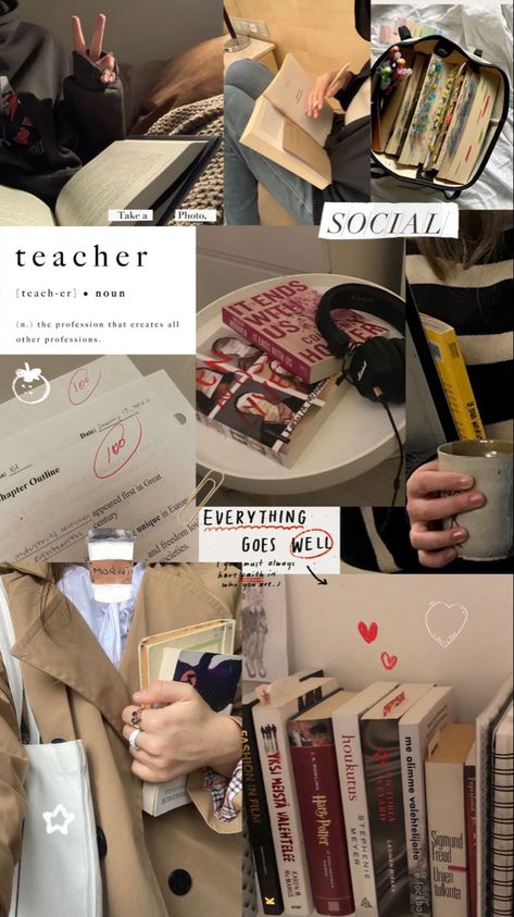 Iphone 11 Lockscreen, Teacher Vision Board, Teacher Wallpaper, Teacher Lifestyle, Teacher Career, Teacher Motivation, Teacher Aesthetic, Education Major, Literature Teacher