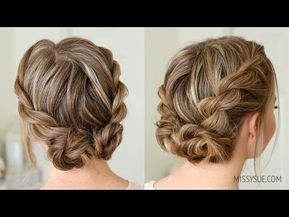 Braid Into A Bun Hairstyle, French Braid Low Bun, Low Bun With Braid, Dirndl Hair, Wedding Hairstyles With Braids, Hair Journal, Missy Sue, Low Buns, Top Braid