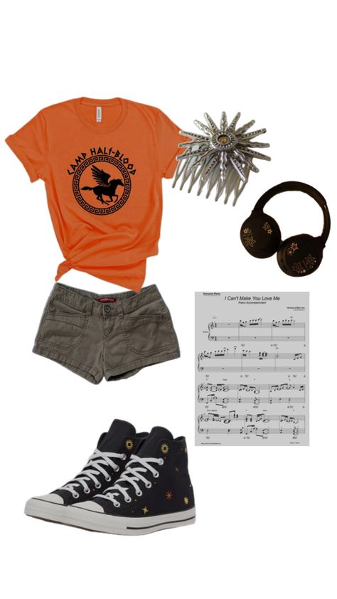 My outfit Cabin Outfit, Percy Jackson Cabins, Percy Jackson Outfits, Spirit Week Outfits, Character Inspired Outfits, Camping Outfits, My Outfit, Half Blood, Camp Half Blood