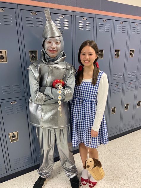 Dorothy And Tin Man Costume, Tin Man Costume, Tin Man Costumes, Birks Outfit, Character Day, Couple Costume, Miss Fortune, Holloween Costume, Tin Man