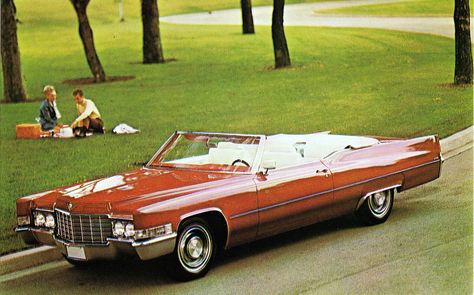 1969 Cadillac de Ville Convertible | Flickr - Photo Sharing! Maserati Mc12 Corsa, Old American Cars, Bmw I3, Lovely Car, Cadillac Fleetwood, Best Classic Cars, Bmw I8, American Classic Cars, Chevy C10