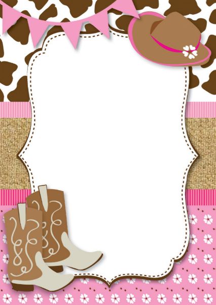 Cowgirl Theme Invitations Birthday, Cowgirl Birthday Invitations Template, Pink Cowgirl Invitations, Cowgirl Invitations Template, Pink Cowgirl Theme Party, Cowgirl Party Invitations, Western Party Invitations, Pink Western Party, Cowboy Party Invitations