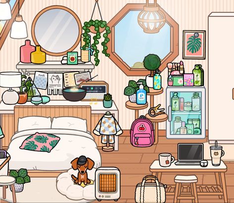 Toca Boca Room Ideas Big Family Home Bedroom Teen Girl, Aesthetic Toca Boca Bedroom, Toca Boca Bedroom Idea, Modern Mansion Bedroom, Toca Boca Bedroom, Aesthetic Toca Boca, Toca Aesthetic, Toca Life World Aesthetic Pfp, Toca Ideas