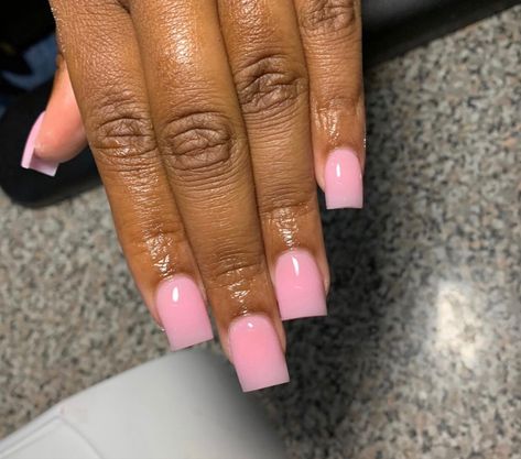 Pink Short Acrylic Nails, Short Pink Acrylic Nails, Translucent Pink Nails, Plain Acrylic Nails, Spring Acrylic Nails, Diy Acrylic Nails, Colored Acrylic Nails, Girly Acrylic Nails, Simple Acrylic Nails