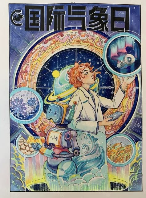 Science Poster Making Ideas, Science Art Drawings, Poster Making Ideas, Environmental Crisis, Science Drawing, Art Competition Ideas, Art Journal Cover, Anime Drawing Books, Peace Illustration