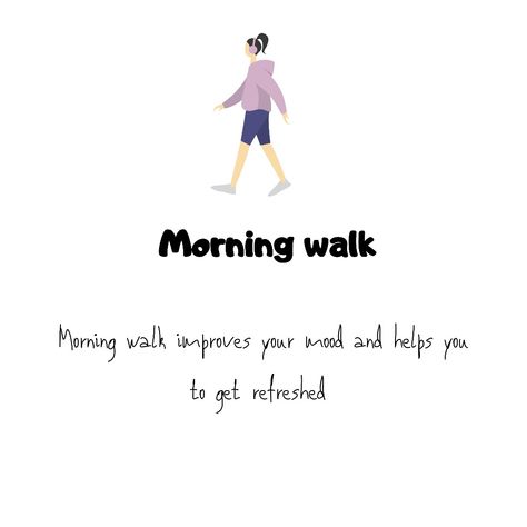 Morning walk helps you to forget all the problems and gets you refreshed. Morning Walk Quotes, Morning Walks Aesthetic, Exercise Affirmations, Walking Motivation, Routine Quotes, Walking Quotes, Vision Board Photos, Morning Walks, Full Hand Mehndi Designs