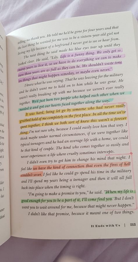 Book Underlined Quotes, Romance Annotations, Book Quotes Booktok, Beautiful Lines From Books Life, Pass Exam, Life Motivation Quotes, Book Annotations, Romantic Book Quotes, Colleen Hoover Books