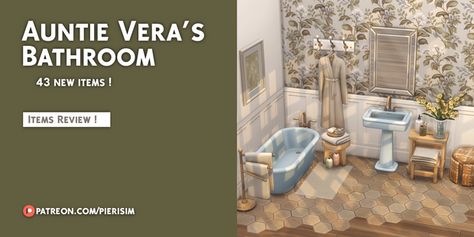 Sims 4 Bathroom Cc, Sims 4 Bathroom, Sims Games, Sims 4 Mm, Sims 4 Cc Furniture, Best Sims, Sims 4 Build, Sims 4 Game, Sims 4 Houses