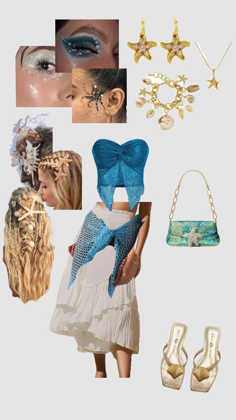 Created by sophi_a9876 on Shuffles Costume Aesthetic, Mermaid Halloween Costumes, Mermaid Halloween, Mermaid Jewelry, Halloween Costume Outfits, Mermaid Costume, Halloween Outfits, Your Aesthetic, Connect With People