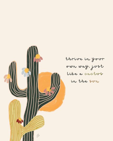 thrive in your own way, just like a cactus in the sun 🌵 Quotes About Cactus Life, Beauty Captions, Cactus Quotes, The Sun, Cactus, Sun, Quotes, Beauty, Quick Saves