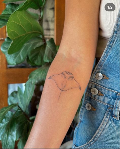 Dainty Beachy Tattoos, Dainty Tattoo Sleeves For Women, Fine Line Ocean Tattoo Ideas, Ocean Rib Tattoo, Surfing Tattoos Men, Tiny Ocean Tattoo, Florida Inspired Tattoo, Australia Tattoo Ideas, Surfboard Tattoo