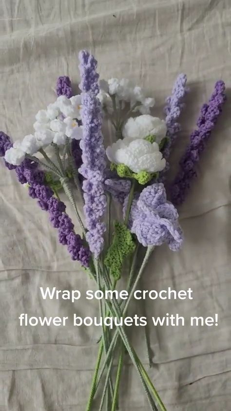 Crochet Flower | Knitted Flower | Crochet Flower Bouquet | Gift For Her Crocheting Flower Bouquet, Knit Flower Bouquet, Woolen Flower Bouquet, Crochet Gift Ideas For Mum, Crochet Gifts For Moms Birthday, Crochet Christmas Gifts For Mom, Crochet Flower Bouquet Wrapping Tutorial, Teachers Day Crochet Gifts, How To Crochet A Flower Bouquet