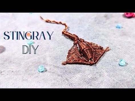 (922) DIY wire Stingray tutorial | Handmade Sea animal sculpture | Craft idea with an easy method. - YouTube Animal Sculpture, Sea Animal, Wire Sculpture, Animal Sculptures, Stingray, Sea Animals, Crab, Wire Wrapping, Deer