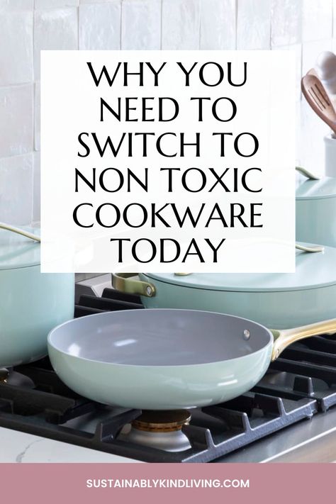 Looking for the most trust-worthy non-toxic cookware brands that feature gorgeous oven-safe stainless steel, ceramic, glass, and cast-iron pots, pans, and skillets? We made a list of the safest cookware brands that promise to last a lifetime. Toxic Cookware, Sustainable Living Diy, Sustainable Living For Beginners, Healthy Cookware, Plastic Free Kitchen, Non Toxic Cookware, Man Recipes, Safest Cookware, Kitchen Pans