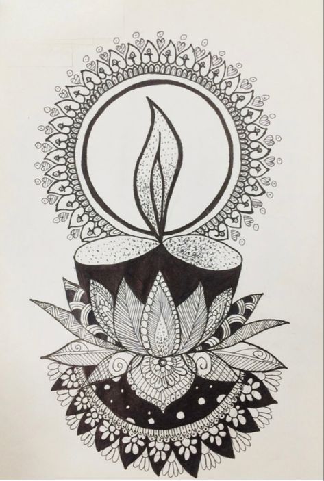 Peacock Drawings, Diwali Drawing Ideas, Diwali Mandala, Diya Drawing, Drawing Ideas Aesthetic, Mandala Making, Elementary Drawing, Diwali Drawing, Poster Rangoli