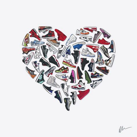 Sneakers Illustration, Sneakers Wallpaper, Nike Art, Sneaker Posters, Hypebeast Wallpaper, Posca Art, Sneaker Art, Nike Wallpaper, Illustration Fashion Design