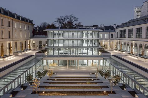 Gallery of Pavilion of Sciences Po / Moreau Kusunoki - 8 Sustainable Engineering, Shigeru Ban, Urban Fabric, Ground Floor Plan, Paris City, Exhibition Space, Built Environment, Urban Planning, Architect Design