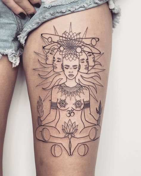 Goddess for Jaye! Thanks girl, such a good day yesterday 🙌🏽✨ Buddha Tattoo Design, Polynesian Tattoos, Buddha Tattoos, Shape Tattoo, Buddha Tattoo, Geometric Tattoos, Inspiration Tattoos, Tattoo Girls, Spiritual Tattoos