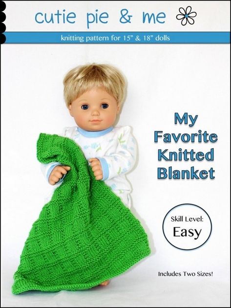 Knitting Doll, Doll Blanket, Knit Doll, Baby Doll Clothes Patterns, Spool Knitting, Doll Items, Knitting Dolls Clothes, Doll Clothes Patterns Free, Freebie Friday