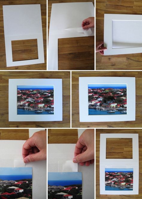 How to Mount Photos - Blog - homeandawaywithlisa Diy Photo Matting, How To Photograph Canvas Art, Turn A Photo Into A Painting, How To Pack Picture Frames For Moving, How To Cut A Mat For Picture Frame, Six Month Anniversary, Doodle Techniques, Month Anniversary, Photo Mounting