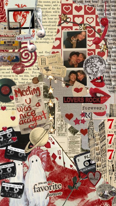 #red#vintage#lovers#wallpaper#aesthetic Red Aesthetic Vintage Retro Wallpaper, Red Retro Wallpaper Vintage, Valentine’s Day Collage Wallpaper, Dark Red Wallpaper Collage, Coquette Red Floral Wallpaper, Lovecore Aesthetic, Wallpaper Iphone Quotes, Cute Simple Wallpapers, Cute Flower Wallpapers