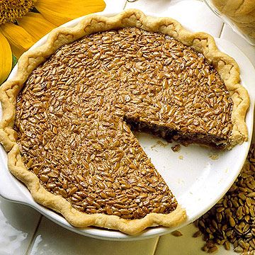 North Dakota Sunflower Pie Sunflower Pie, Raisin Pie, Fudge Pie, Raspberry Pie, Chocolate Pecan Pie, State Foods, Chocolate Cream Pie, Midwest Living, Berry Pie