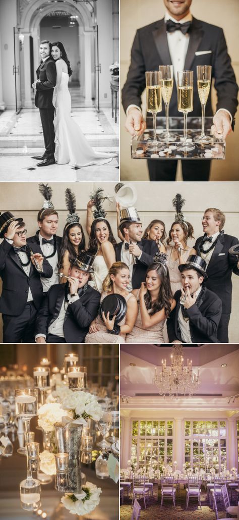 Pop the Bubbly — This New Year’s Eve Wedding is How You Ring in a New Year – Style Me Pretty New Year’s Eve Wedding, New Years Eve Wedding Decorations, Nye Vibes, New Year Style, Pop The Bubbly, New Year Wedding, New Year's Eve Wedding, New Years Eve Wedding, Glamorous Decor