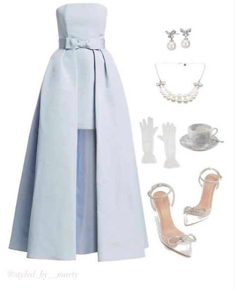 #teapartyideas #romantic #summervibes #bridgerton #pearl #princess #regency #classylady #chic #styleideas #outfitboard Tea Party Outfit, Pearl Princess, Polyvore Dress, Xmas Outfits, Red Carpet Outfits, Fashion Illustration Dresses, Virtual Stylist, Virtual Fashion, Short Dresses Casual