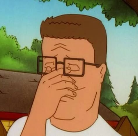 Hank Hill facepalm Facepalm Reaction Pic, King Of The Hill Pfp, Hank Hill, Bobby Hill, Funny Text Conversations, King Of The Hill, Picture Comments, Text Conversations, My Purse