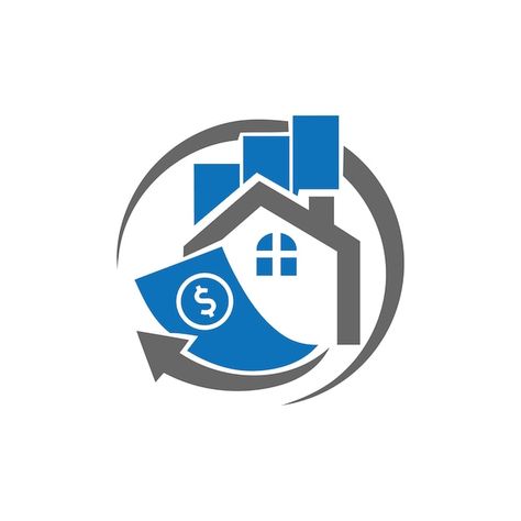 House loan logo design | Premium Vector #Freepik #vector #refinance #real-estate-logo #house-logo #home-logo Loan Logo Design, Vector House, Logo House, Logo Home, House Logo, One Logo, Estate Logo, Home Logo, Personal Loans