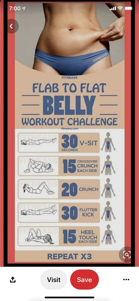 Belly Workouts, Motivasi Diet, Flat Tummy Workout, Belly Workout Challenge, Tummy Workout, Trening Fitness, Formda Kal, Trening Abs, Belly Fat Workout