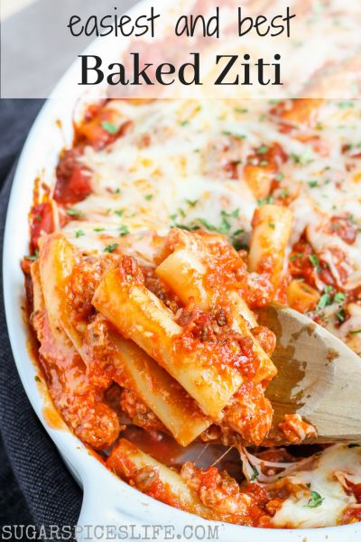 Best Baked Ziti Recipe, Baked Ziti With Ricotta, Baked Ziti With Sausage, Italian Casserole, Easy Baked Ziti, Ziti Recipes, Baked Ziti Recipe, Preppy Kitchen, Diner Recipes