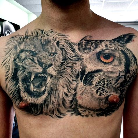 Full Back Piece Tattoo Men, Kent Tattoo, Back Piece Tattoo Men, England Tattoo, Scratch Tattoo, Lion Chest Tattoo, Tattoos For 2, Back Piece Tattoo, Geniale Tattoos