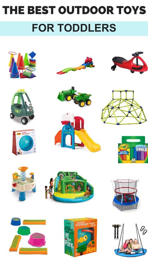 Outside Toys For Toddlers, Toddler Holiday Gifts, Best Outdoor Toys, Outdoor Toys For Toddlers, Best Toddler Toys, Holidays With Toddlers, Toys For Toddlers, Summer Toys, Best Toys