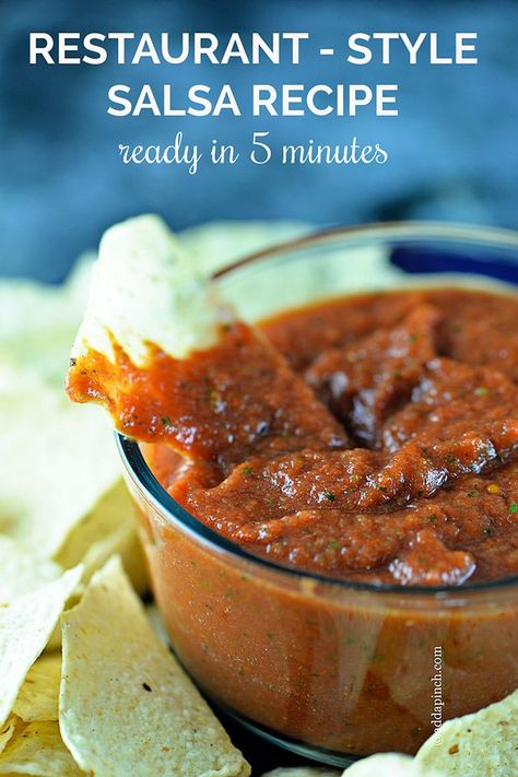 No Cook Salsa Recipe, Restaurant Style Salsa Recipe, Restaurant Salsa, Best Salsa Recipe, Restaurant Style Salsa, Salsa Guacamole, Homemade Salsa Recipe, Weeknight Recipes, Weekly Meals