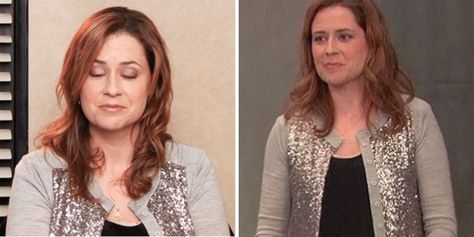 If there's one character on The Office who had a major glow up, it was Miss Pam Beesly. (Here are her best (and worst) outfits from the show. Pam From The Office Outfits, Pam From The Office Costume, Pam The Office Outfit, Pam Beesly Outfit, Pam Beesly Aesthetic, The Office Costumes, Pam The Office, Worst Outfits, Pam Beesly