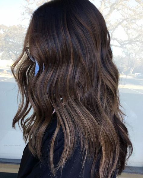 Cool Tone Brown Hair, Brown Hair Tones, Dark Hair Dye, Dark Brown Hair Balayage, Highlights For Dark Brown Hair, Black Hair Balayage, Dark Brunette Hair, Ash Brown Hair, Brown Hair Inspo