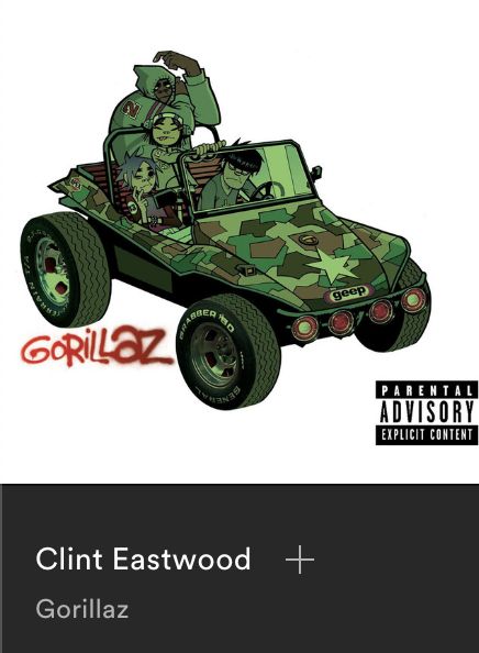 Gorillaz - Clint Eastwood Gorillaz Albums, Minimalist Music, Rock Poster Art, Monkeys Band, Music Poster Ideas, Gorillaz Art, Cool Album Covers, Music Poster Design, Music Pics